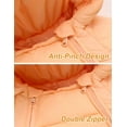 thumbnail image 6 of 0-24M Baby Infant Winter Snowsuit Coat Romper Hooded Double Zipper Warm Jumpsuit for Boys Girls, 6 of 9
