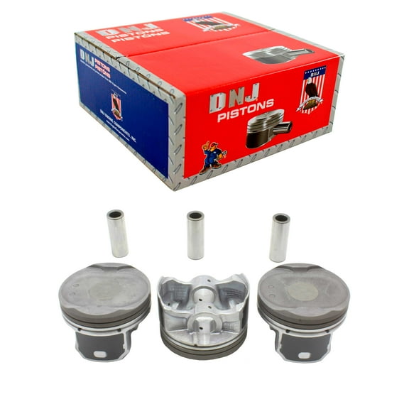 DNJ P4365 Piston Set Standard Size Fits Cars & Trucks 14-15 Mitsubishi Mirage 1.2L L3 DOHC 3A92