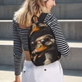 thumbnail image 5 of Balery Modern Funny Duck Mochila Clásica Impresa Básica para Viaje, Mochila Escolar Resistente al Agua, Mochila de Lona con Correas Ajustables-Medium, 5 of 5