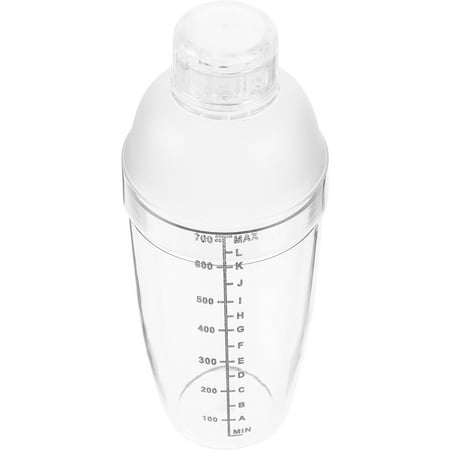 

3500 Ml Cocktail Shaker Hand Cup Beverages Glass Tea Kettle Mix Wine Bottle White