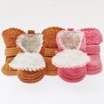thumbnail image 5 of Dog Boots Pet Antiskid Shoes Winter Warm Skidproof Sneakers Paw Protectors 4pcs Set, 5 of 5