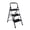 3 Step, variant on 3 Step Ladder, Folding Step Stool with Wide Anti-Slip Pedal, Sturdy Steel Ladder,  Lightweight, Portable Steel Step Stool, Durable Steel Stepping Stool for Kitchen, Home, Office & Garage