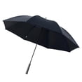 thumbnail image 4 of Paraguas de lluvia, accesorios de protección solar, paraguas grande de mango largo, paraguas abierto automático para senderismo en la playa de verano Azul, 4 of 9