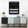 thumbnail image 5 of Addiction Recovery Wall Art Rules of Sobriety Motivational Quote Poster Nature Living Room Prints Contemporary Bedroom Decor for Kitchen, 5 of 6