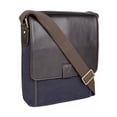 thumbnail image 3 of Hidesign Aiden Genuine Leather Medium Crossbody Men/Women Shoulder Messenger Bag/Travel Bag / 10.5" iPad Bag, 3 of 5