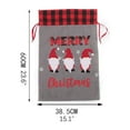 thumbnail image 3 of Christmas Ornaments Large Printed Letters Binding Gift Bag Forest Men Gift Bag, 3 of 6