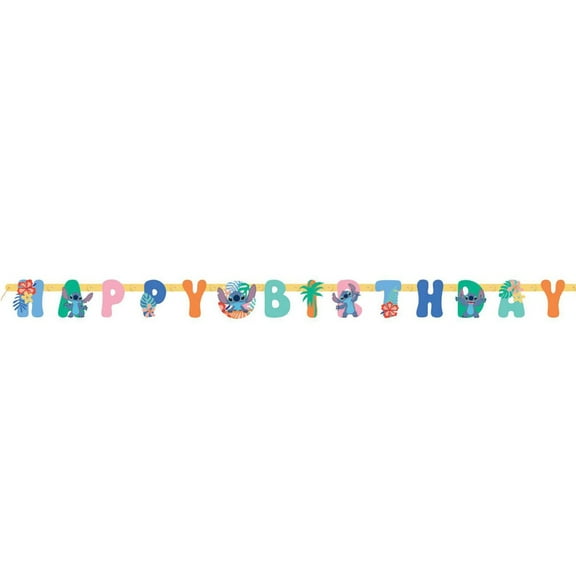 Unique Aloha Birthday Stitch Banner (1ct)