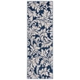 thumbnail image 3 of Safavieh Amherst Thorburn Floral Runner Rug, Navy/Ivory, 2'3" x 7', 3 of 12