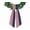 D, variant on 56" Patriotic Star Ribbon Bow for Wreath, Red White Blue Buffalo Plaid Fabric Ribbons Set Assorted Lace Ribbon 4th of July Clip-On Wreath Sash Ribbons Bundle for Home Indoor Outdoor Decor, E