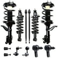 thumbnail image 3 of CCIYU Complete Suspension Kit Fits 2002 2003 2004 2005 2006 for Honda CR-V Includes Front and Rear pair Strut Spring Assembly Tie Rod End Ball Joint Stabilizer Bar Link, 3 of 5