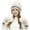 Beige, variant on Xijirk Knit Ear Hat for Women Warm Lined Winter Cap for Daily Street Shopping Travel Outdoor Casual Occasions,White,One Size