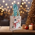 thumbnail image 6 of Christmas Bag Treat Pouch Xmas Gift Present Bag Spacious Bag Apples Goodie Bags Holiday Xmas Decoration Packaging Apples Bag Snowman, 6 of 9