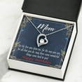 thumbnail image 3 of To Mom Birthday Message Wonderful Things Forever Necklace w Message Card, 3 of 20