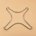 thumbnail image 3 of MYG Chrome Metal Gas Stove Ring Reducer Stand Coffee Moka Pot Trivet Heat Diffuser Plate for Small Pots Pans Espresso Makers Kitchen Cookware Accessory, 3 of 9