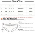 thumbnail image 3 of Iyufng Plus Size Panties for Women,Women's Panties Women's Mid-waist Sexy Lace Thin Mesh Breathable Underwear Briefs,Womens Panties, 3 of 3