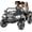 Black, variant on SaveJoy 24V 4 Seater Powered Ride on Car with Parent Remote Control, Electric Car Ride on Toys, Ages 3-8 Gifts, Pink