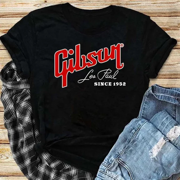 RARE Gibson Les Paul Guitar Since 1952 Funny T-Shirt NEW JJ3919