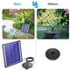thumbnail image 3 of Bomba de fuente solar de 6,5 W, batería integrada de 1500 mAh, bomba de agua solar de fuente flotante con 6 boquillas, para baño de pájaros, acuario, estanque o decoración de jardín, bomba de, 3 of 8