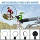 thumbnail image 3 of Espejo de Bicicleta, Espejos Retrovisores para Ciclismo de Bicicleta, Espejo Retrovisor Seguro, Espejo Convexo de PláStico Montado en Manillar Ajustable, 3 of 5