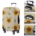 thumbnail image 5 of Yellow Sunflower Leaf Pattern Luggage Cover Fashion Suitcase Cover Baggage Covers Fit 25-28 Inch Luggage (Go Travel), 5 of 5