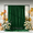 Dark Green, variant on SNITIE Velvet Backdrop Curtains - 52"W x 96"L, 2 Panels, Rod Pocket. For Wedding/Birthday/Photo Booth/Wall Hanging, 14 Colors.