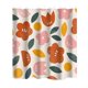 thumbnail image 1 of Cortina De Ducha Para Baño Con Estampado Abstracto De Plantas Y Flores, Cortina De Poliéster Impermeable Para Separar El Baño, Cortina De Puerta, 1 of 6