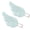Blue, variant on Elegant Hair Clip Barrette Sweet Fashionable Flat Clip Wing Hairpin for Bunches Photo Props