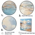 thumbnail image 3 of Designart "Panoramic Harmony On The Coast II" Ocean Floater Framed Canvas Art Print, 3 of 5