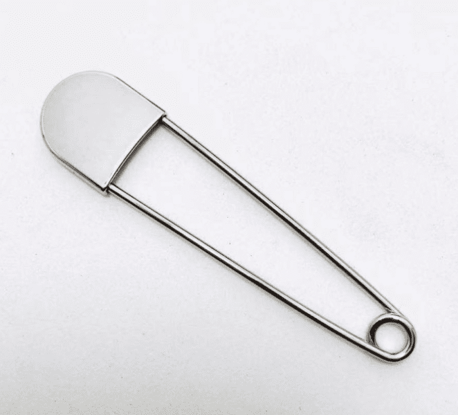48 TOP QUALITY LARGE SAFETY PINS, 56MM APPROX 2 INCHES LONG, SILVER