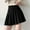 Black, variant on Skirts for Women Womens Girls Solid Pleated Skirt Basic Skirt Aline Design Skirt Pleated Skirts for Women Mini Skirt Blue 2XL(Hot)
