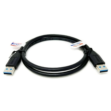 iMBAPrice USB 3.0 A Male to USB 3.0 A Male High Speed Cable (6 ft, Black)