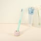 thumbnail image 5 of Toothbrush Holder, Round Mini Ceramic Toothbrush Holder Electric Toothbrush Holder, Pink, 1.65x1.18, for Bathroom, 5 of 8