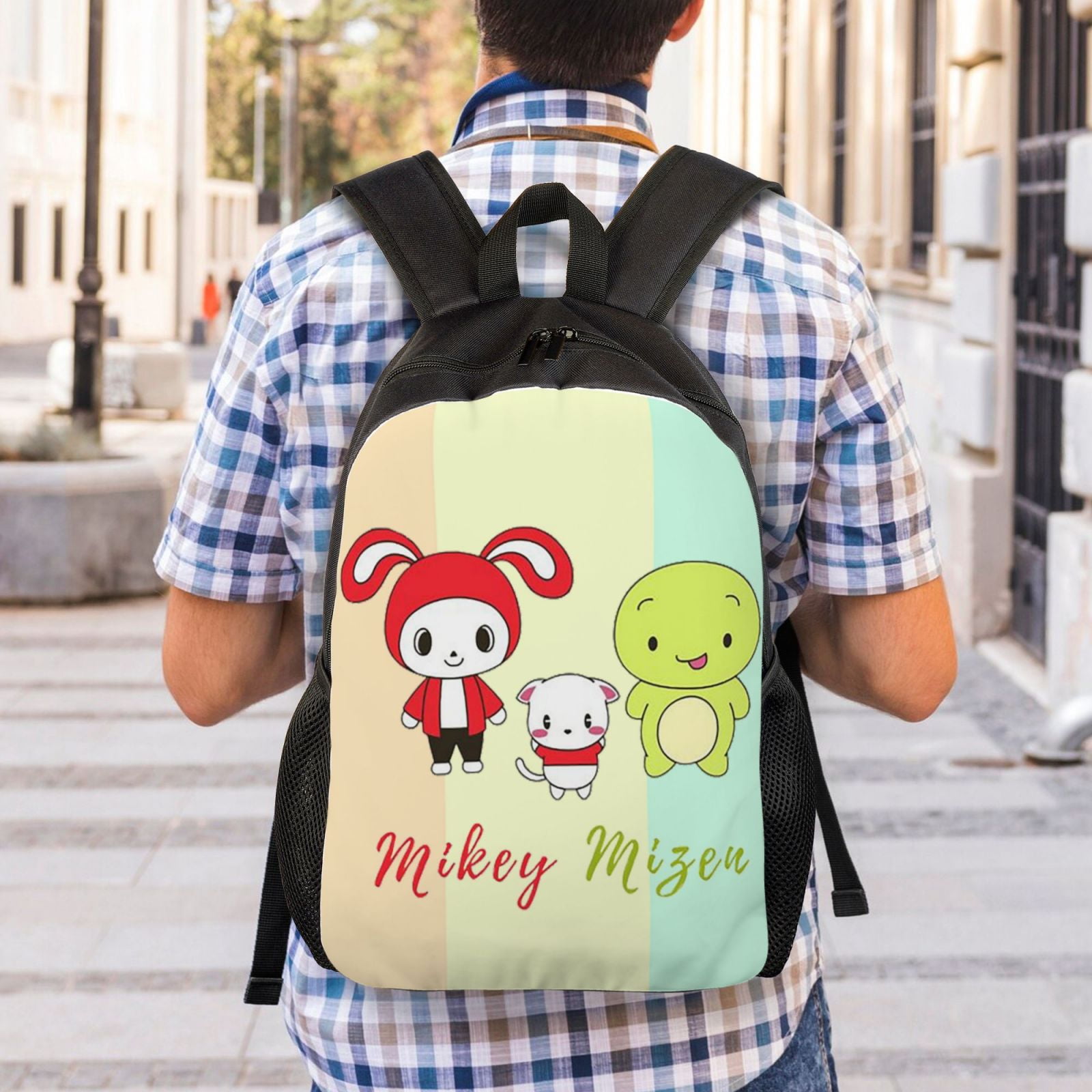◆MUCENT◆ Mikey l Logo Backpack Unisex P0000BCJ MUSINSA公式 | MUCENT Mikey Metal Logo Backpack Unisex