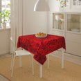 thumbnail image 4 of Wukai Red Rose Waterproof Tablecloth for Kitchen Dining, Fits Square Tables for 2-4 Seats -60"x60", 4 of 7