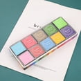 thumbnail image 4 of 20PCS Giant Ink Pads Multi-colored Stamp Pads for DIY Craft Scrapbooking Ink Pad onesize, 4 of 6