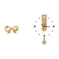 thumbnail image 1 of Asa de mueble,Tirador de latón con forma de lazo para muebles o armario,Tirador de puerta de armario con forma de arco,tirador de cajón de cocina,Reloj de pared,Reloj de pared decorativo para, 1 of 8