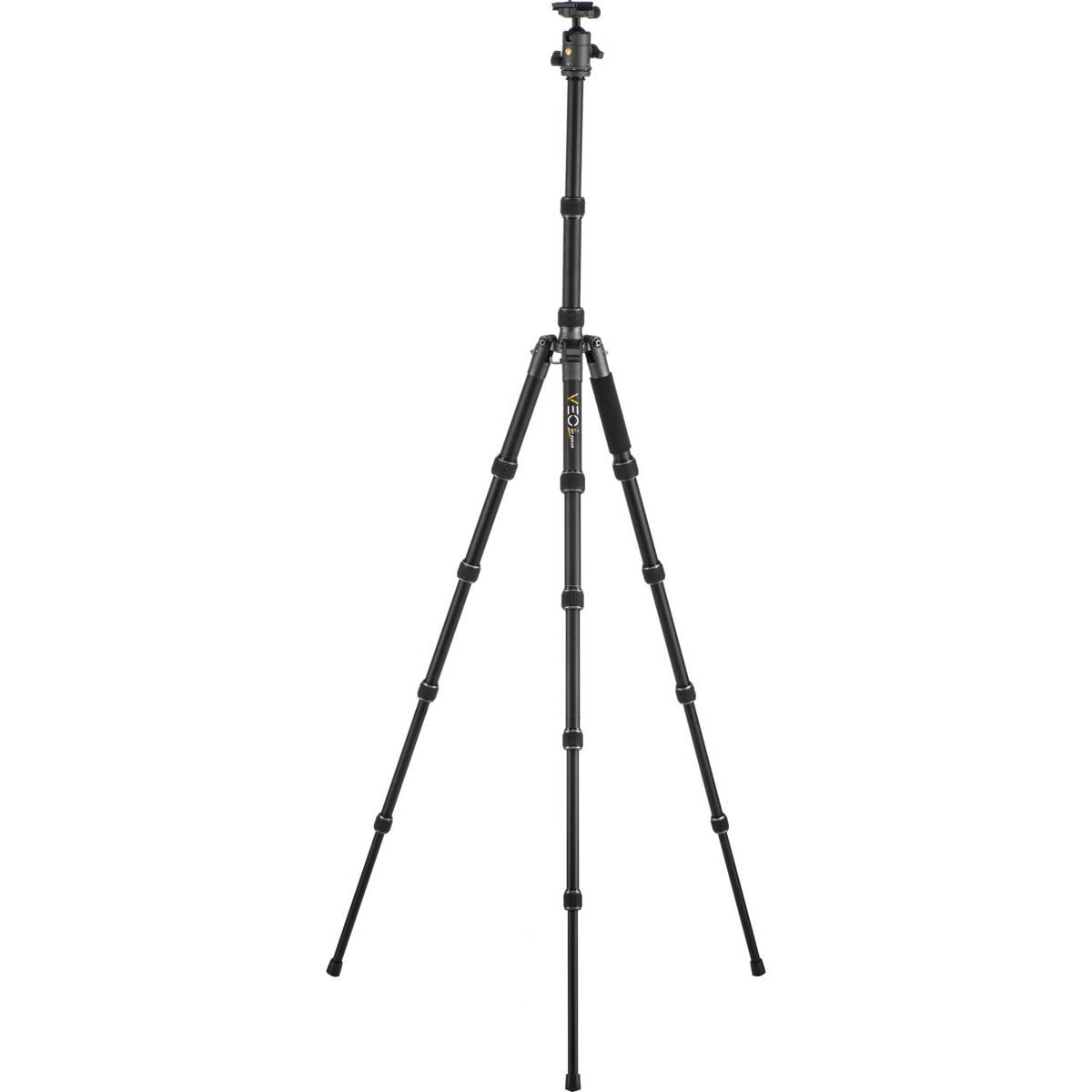 Vanguard VEO 2 GO 265AB Travel Tripod Kit with 5-Section Aluminum Tripod & T-50 Compact Ball Head, 56.25" Extended Height