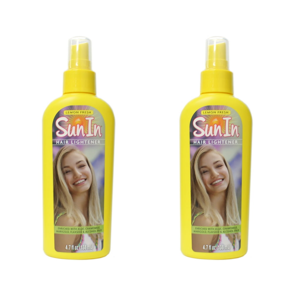 2 Pack Sun-In Hair Lightener, Lemon Fresh 4.7 fl oz (138.9 ml