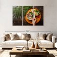thumbnail image 2 of Elephant Stock Pho Bo Wall Art - Horizontal Multi Panel Canvas - Living Room Wall Decor - Food And Drink Multi Panel - Orange And Green Decor - 74" x 48", 2 of 8