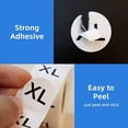 thumbnail image 4 of 3500 PCS Clothing Size Stickers Labels 7/8" Round Self Adhesive Size Stickers for Clothing T Shirts Retail, 7 Sizes (XS, S, M, L, XL, XXL, XXXL), 4 of 7