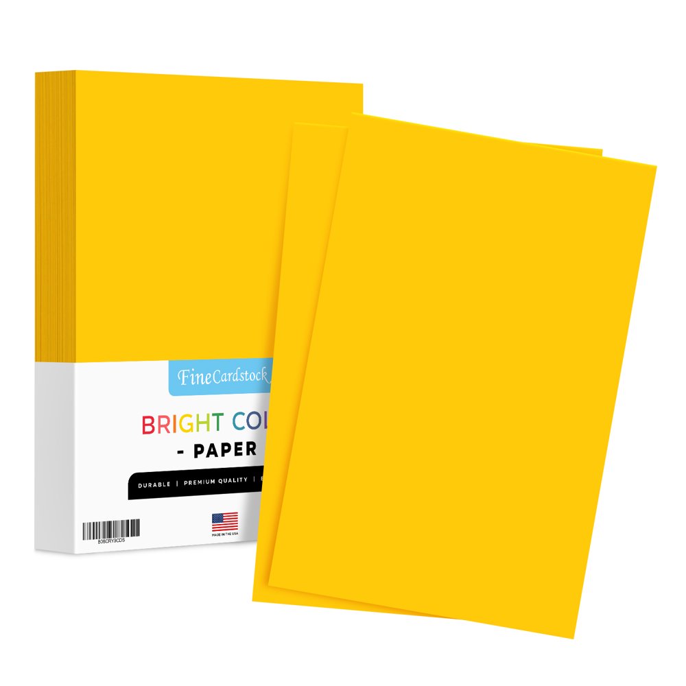 11 x 17" Gold Color Paper Smooth, for School, Office & Home Supplies