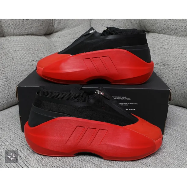 Adi-das Crazy IIInfinity Red Core Black Basketball Shoes Mens Size 8-8.5 (IF4540)