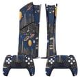 thumbnail image 2 of Skin Sticker for PS5 Slim Standard PS5 Pro Disc Digital Edition Console and Controllers Decals for Playstation 5 (New York Galaxy,PS5 Slim Disc Edition), 2 of 5