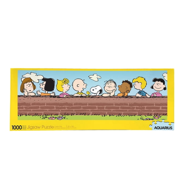 Puzzle AQUARIUS Peanuts, 1000 piezas, delgado, 30 x 91 cm, oficialmente