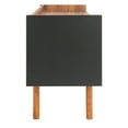 thumbnail image 3 of SAFAVIEH Safiya 2-Shelf Media Stand Walnut / Black, 3 of 7