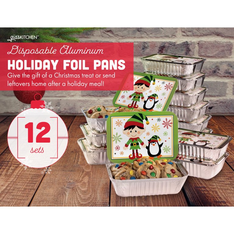 Holiday Home Fall Harvet Foil Rectangle To Go Aluminum Containers - Set of  2, 2 ct - Fry's Food Stores