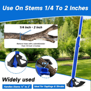 Heavy Duty Foldable Sapling Puller Tool Tree Puller for 1/4-2 in Stems