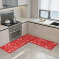 thumbnail image 4 of Kitchen Rug Anti Fatigue, Non Skid Cushioned Comfort Standing Kitchen Mat Waterproof and Oil Proof Floor Runner Mat, Easy to Clean, 17"x59", Red, 4 of 6