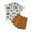 Brown, variant on Toddler Boys Outfits Short Sleeve Cartoon Prints T Shirt Tops Shorts Sets Gentleman Suit Outfits,2-Piece,Size 12 Months-18 Months