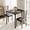 black, variant on Anoncndin 3-Piece Modern Dining Set for 2 – Compact Square Table & Chairs with Sturdy Metal Frame,Easy Assembly,Space-Saving Kitchen Furniture – Ideal for Small Apartments or Breakfast Nooks